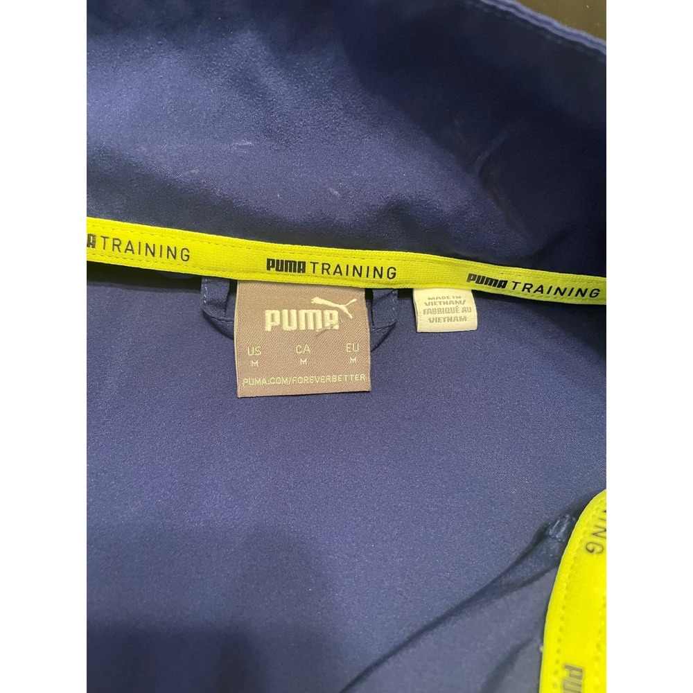 Puma Training Pullover Jacket Men's Medium Blue Y… - image 2